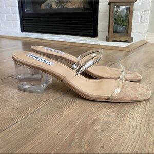 Steve Madden Clear Sandals
